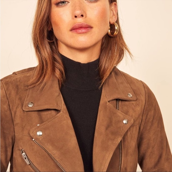 Reformation X Veda Suede Jacket - Picture 4 of 9